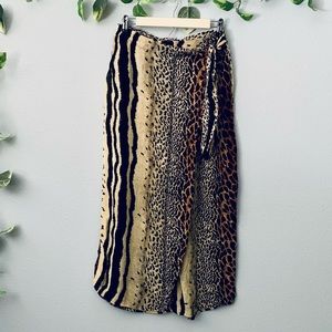 Vintage leopard pattern skirt